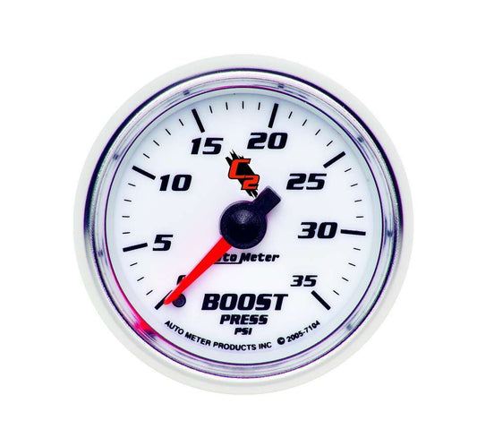 2 - 1/16in C2/S Boost Gauge 0 - 35 psi - AutoMeter | Evolution Auto Retroworks