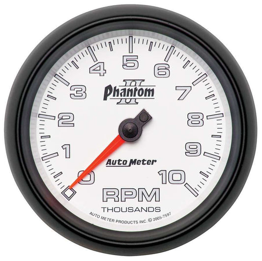 3 - 3/8in P/S II In - Dash Tach - AutoMeter | Evolution Auto Retroworks