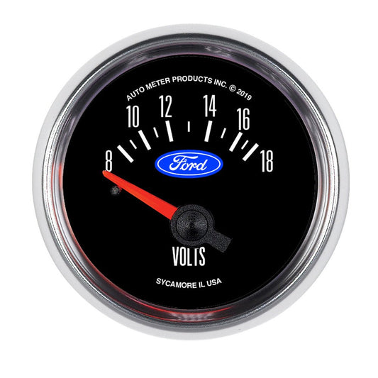 2 - 1/16 Voltmeter Gauge 18 - Volt - AutoMeter | Evolution Auto Retroworks