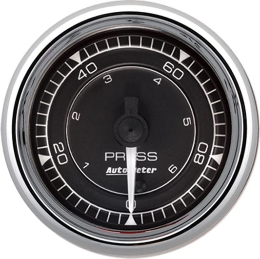 2/16 Chrono Chrome Gauge Pressure 100PSI - AutoMeter | Evolution Auto Retroworks