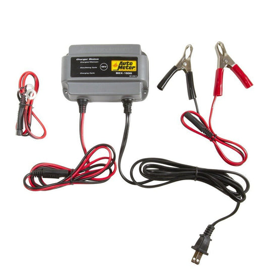 Battery Charger 12 - Volt 1.5 Amps - AutoMeter | Evolution Auto Retroworks
