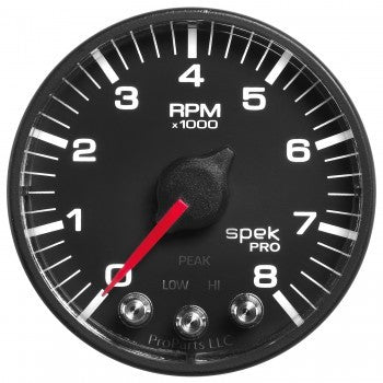 Spek - Pro 2 - 1/16 Tach w/ Shift Light & Peak Mem. - AutoMeter | Evolution Auto Retroworks
