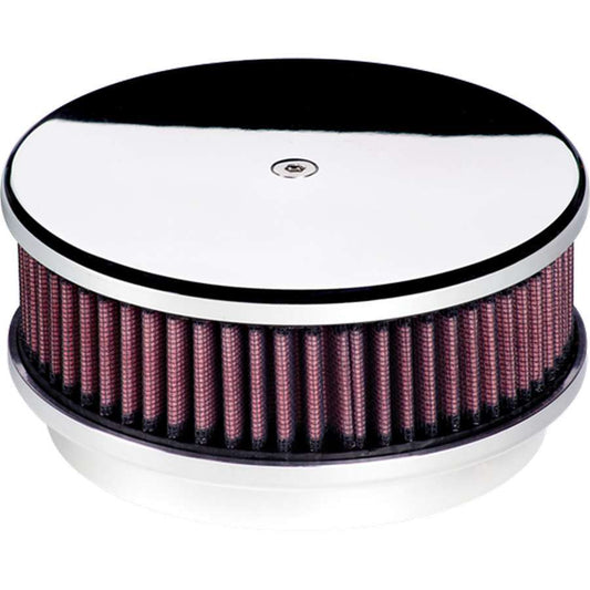 Air Cleaner 6 - 3/8in Round Polished - Billet Specialties | Evolution Auto Retroworks