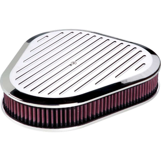Triangle Air Cleaner Ball Milled - Billet Specialties | Evolution Auto Retroworks
