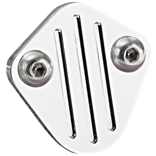 BBC Fuel Pump Block Off Polished - Billet Specialties | Evolution Auto Retroworks