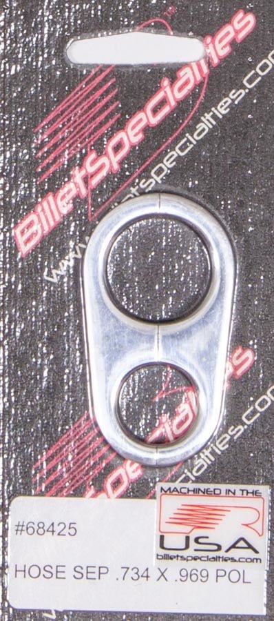 Hose Separator .739x.969 - Polished - Billet Specialties | Evolution Auto Retroworks