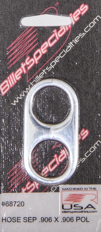 Hose Separator .906x.906 - Polished - Billet Specialties | Evolution Auto Retroworks