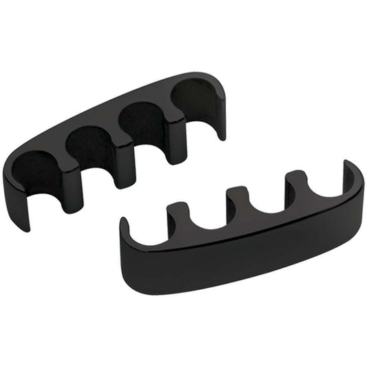 4 Wire Separator Floating Black Pair - Billet Specialties | Evolution Auto Retroworks