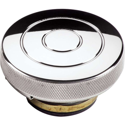 Polished Radiator Cap Circle Style 16lb. - Billet Specialties | Evolution Auto Retroworks