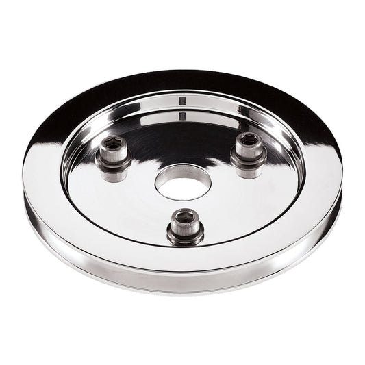 BBC 1 GRV Crank Pulley LWP Polished - Billet Specialties | Evolution Auto Retroworks