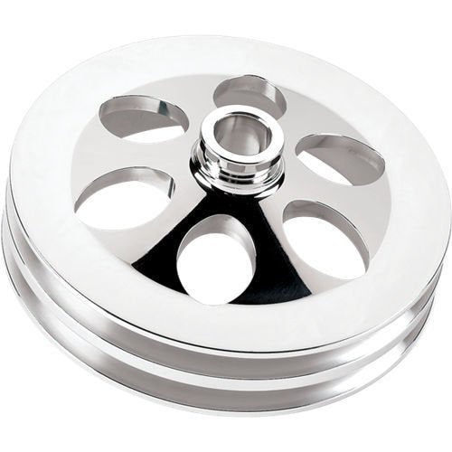 Power Steering Pulley 2 Groove Press on 77 - GM - Billet Specialties | Evolution Auto Retroworks