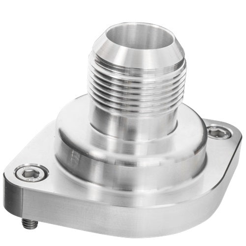 LS Thermostat Housing w/ 16AN Male Nipple Anodizd - Billet Specialties | Evolution Auto Retroworks