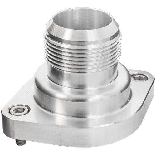 LS Thermostat Housing w/ 20AN Male Nipple Anodizd - Billet Specialties | Evolution Auto Retroworks