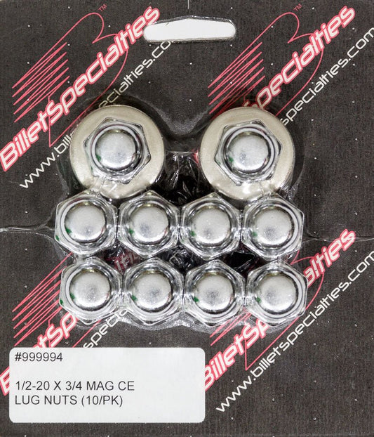 1/2 - 20 X 3/4 Mag Lug Nuts (10/PK) - Billet Specialties | Evolution Auto Retroworks