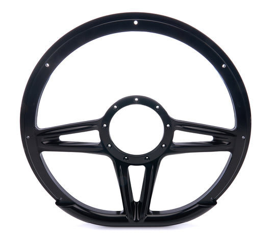 Steering Wheel 14in D - Shape Victory Black - Billet Specialties | Evolution Auto Retroworks