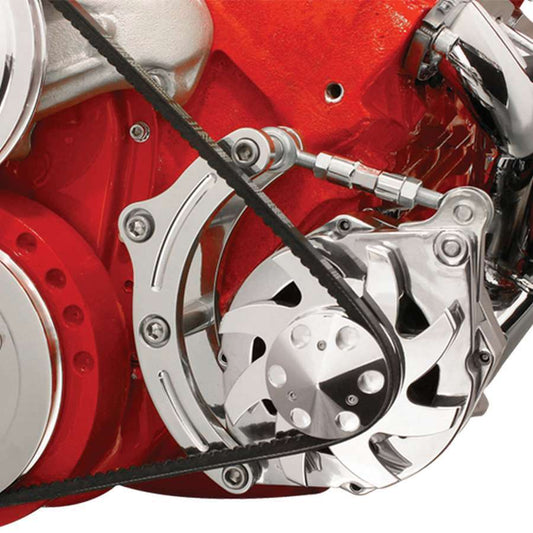 BBC Alt Bracket SWP Low Mount Drivers Side - Billet Specialties | Evolution Auto Retroworks