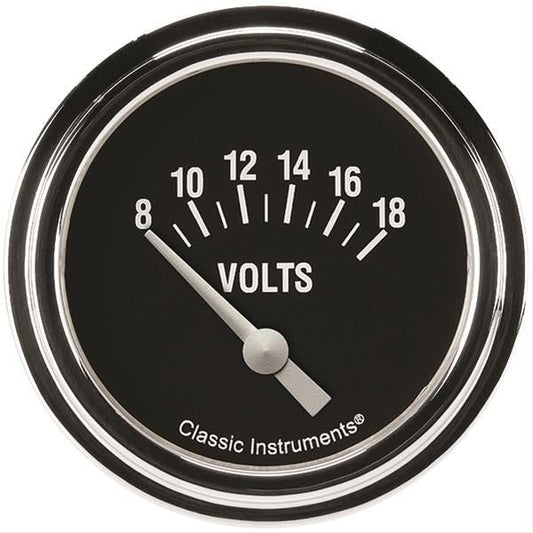 Hot Rod Volt Gauge 2 - 5/8 Short Sweep - Classic Instruments | Evolution Auto Retroworks