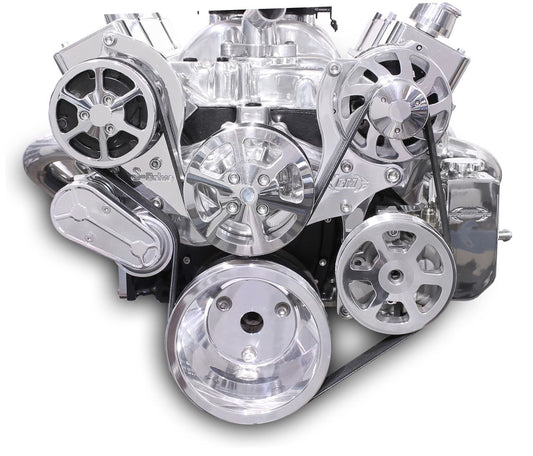Serperntine Pulley Kit Small Block Chevy - Eddie Motorsports | Evolution Auto Retroworks
