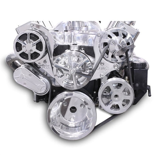 Serpentine Pulley Kit Small Block Chevy - Eddie Motorsports | Evolution Auto Retroworks