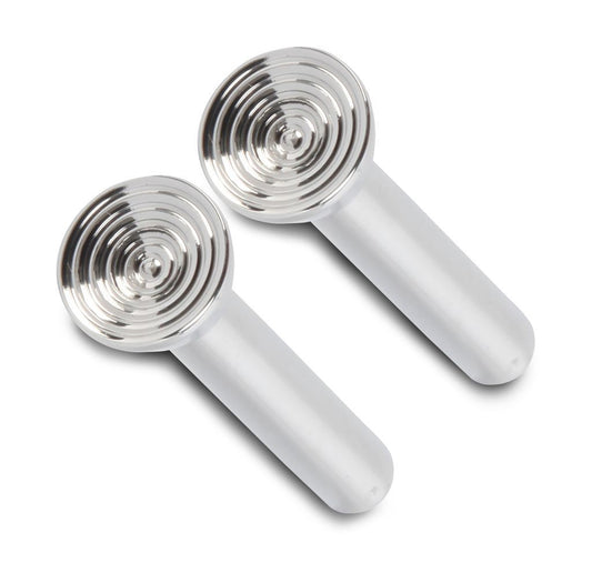 Door Lock Knob Pair Polished - Eddie Motorsports | Evolution Auto Retroworks