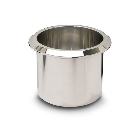 Drink Holder Billet Medium Polished - Eddie Motorsports | Evolution Auto Retroworks
