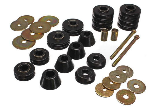 Gm Cab Mounts Black - Energy Suspension | Evolution Auto Retroworks