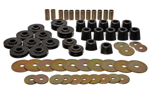 4wd Blazer Body Mounts Black - Energy Suspension | Evolution Auto Retroworks