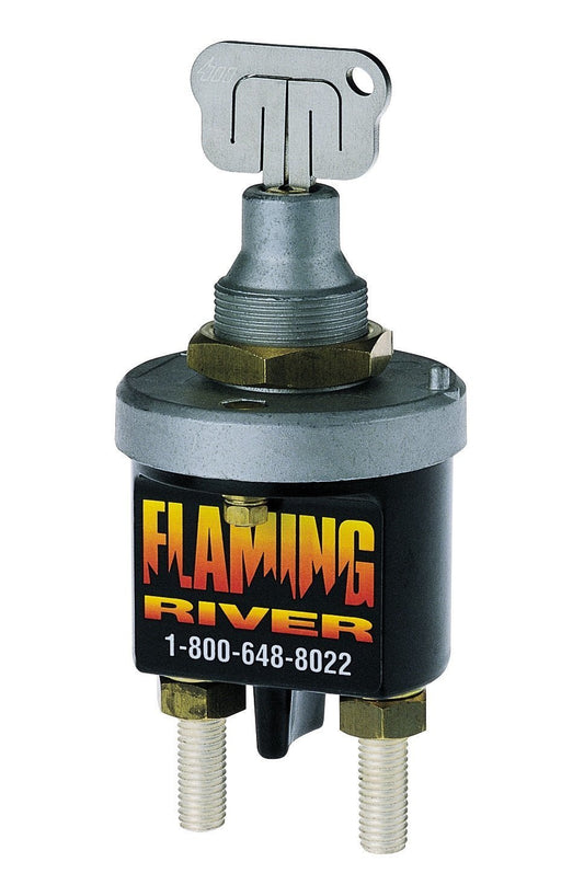 Battery Disconnect Laser Cut Key Switch - Flaming River | Evolution Auto Retroworks
