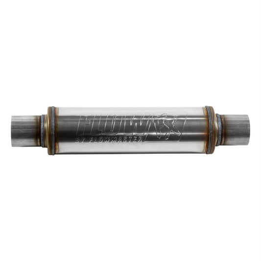Flow FX Round Muffler 2.5in Center In/Out - Flowmaster | Evolution Auto Retroworks