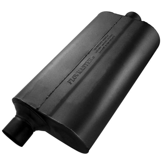 Super 50 Series Muffler 2.5in Offset In/Center - Flowmaster | Evolution Auto Retroworks