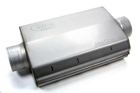 Aero Chamber Muffler 3.5in Center In/Out - Hooker | Evolution Auto Retroworks