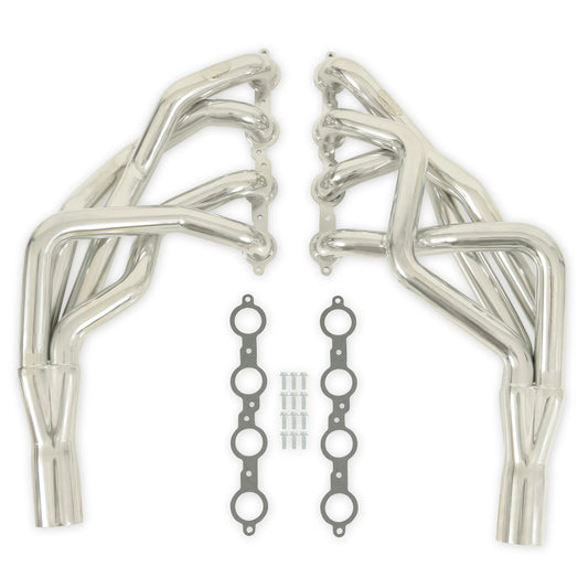 GM LS S/C Swap Headers 1 - 7/8 Silver Ceramic - Hooker | Evolution Auto Retroworks