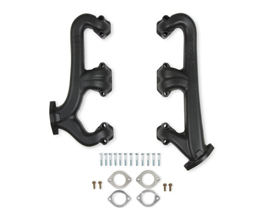 Exhaust Manifold Set Cast Iron - SBC 2.5 Dia - Hooker | Evolution Auto Retroworks