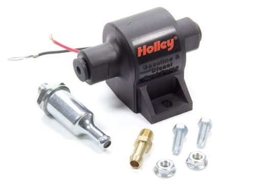 Electric Fuel Pump 32GPH Mighty Mite Series - Holley | Evolution Auto Retroworks