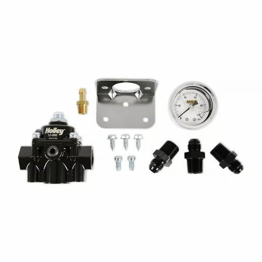 12 - 886 Regulator/Gauge Kit w/Fittings - Holley | Evolution Auto Retroworks