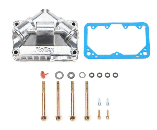 Primary V Fuel Bowl - Alum w/Clear Sight Glass - Holley | Evolution Auto Retroworks