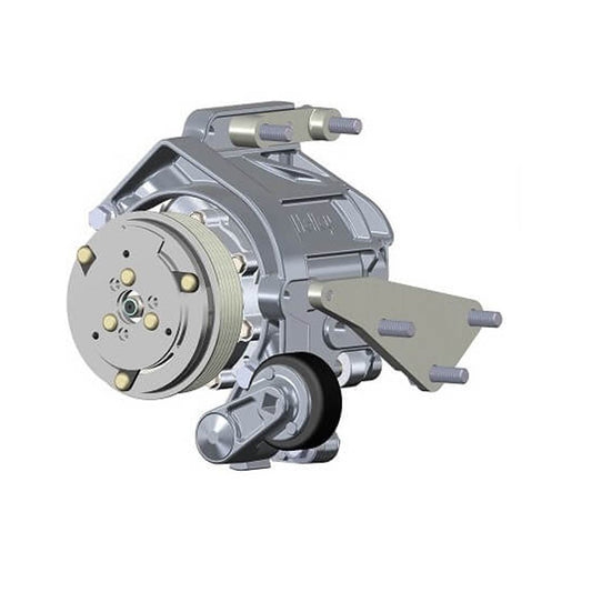 Low LS Drive System Kit RH w/SD7 AC Compressor - Holley | Evolution Auto Retroworks