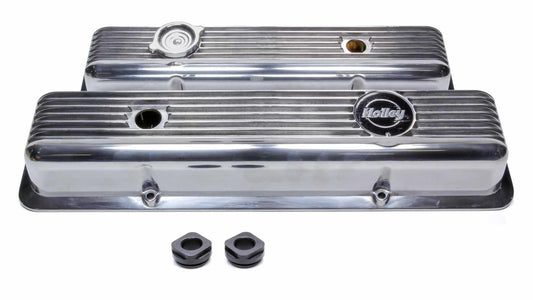 SBC Muscle Series Valve Covers (pair) - Holley | Evolution Auto Retroworks