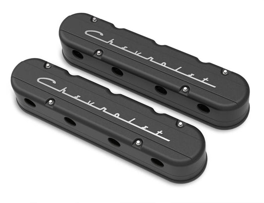 Valve Cover Set GM LS 2 - Piece Design - Holley | Evolution Auto Retroworks