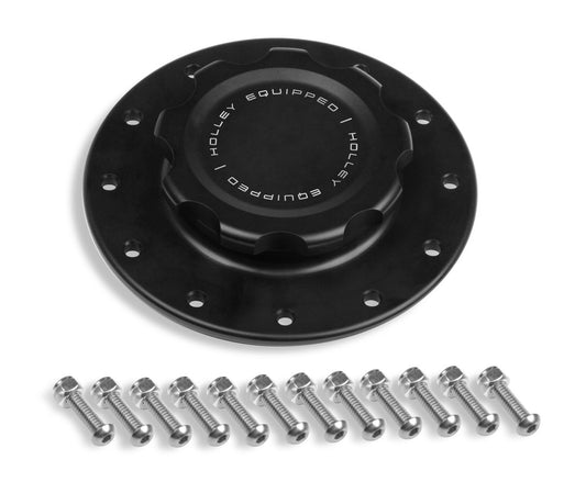 Alm Fuel Cell Cap & Bung w/12 Bolt Flange - Holley | Evolution Auto Retroworks