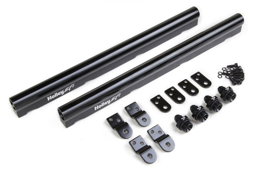 Billet Alm. Fuel Rails - GM LS Factory Intakes - Holley EFI | Evolution Auto Retroworks