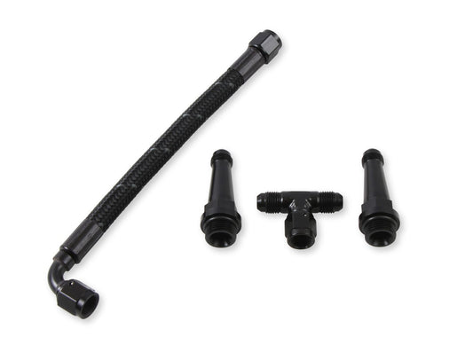 EFI Stealth Crossover Braided Fuel Line Lit - Holley | Evolution Auto Retroworks