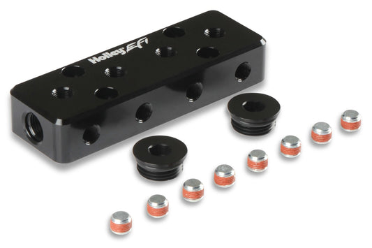 EFI Vacuum Manifold - w/12 1/8npt Ports - Holley EFI | Evolution Auto Retroworks