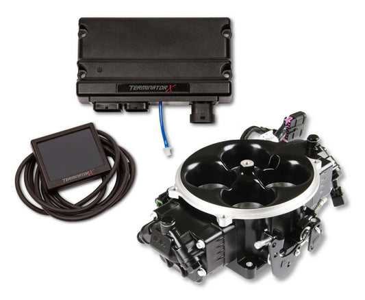 Terminator X Stealth 4500 - 8 Injectors Black - Holley EFI | Evolution Auto Retroworks