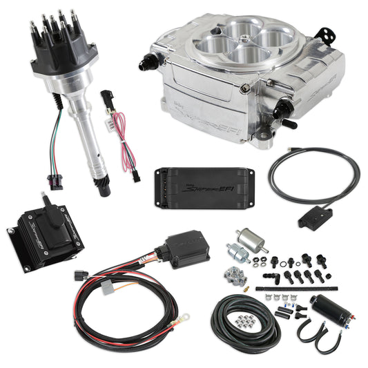 Sniper 2 EFI Bundle Kit SBC Polished - Holley | Evolution Auto Retroworks