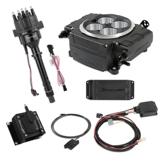 Sniper 2 EFI Bundle Kit SBC BLACK - Holley | Evolution Auto Retroworks