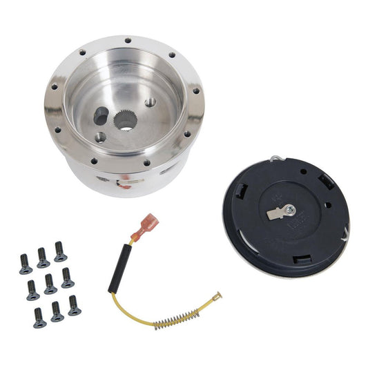 Steering Wheel Adapter Nine Bolt 67 - 94 GM Pol. - Lecarra | Evolution Auto Retroworks