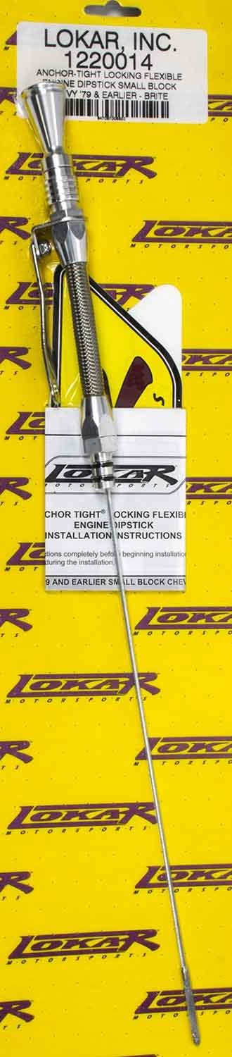 Anchor Tight Locking Oil Dipstick SBC 79 - down - Lokar | Evolution Auto Retroworks