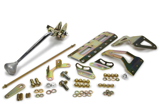 12in 700 - R4 Shifter w/ Brushed Alum. Mush. Knob - Lokar | Evolution Auto Retroworks