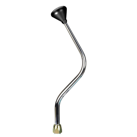 ES Shifter GM 4L80 Chrom e 16in Mush Blk Knob - Lokar | Evolution Auto Retroworks